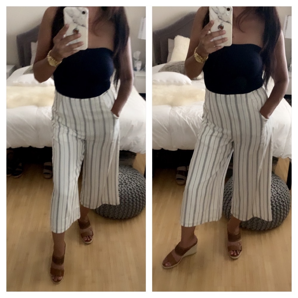 NWT ALI & JAY High Waisted Cropped Pants